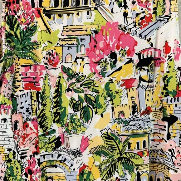 Pretty soft Tropical Print Sleeveless Dress - Picture 6 of 7